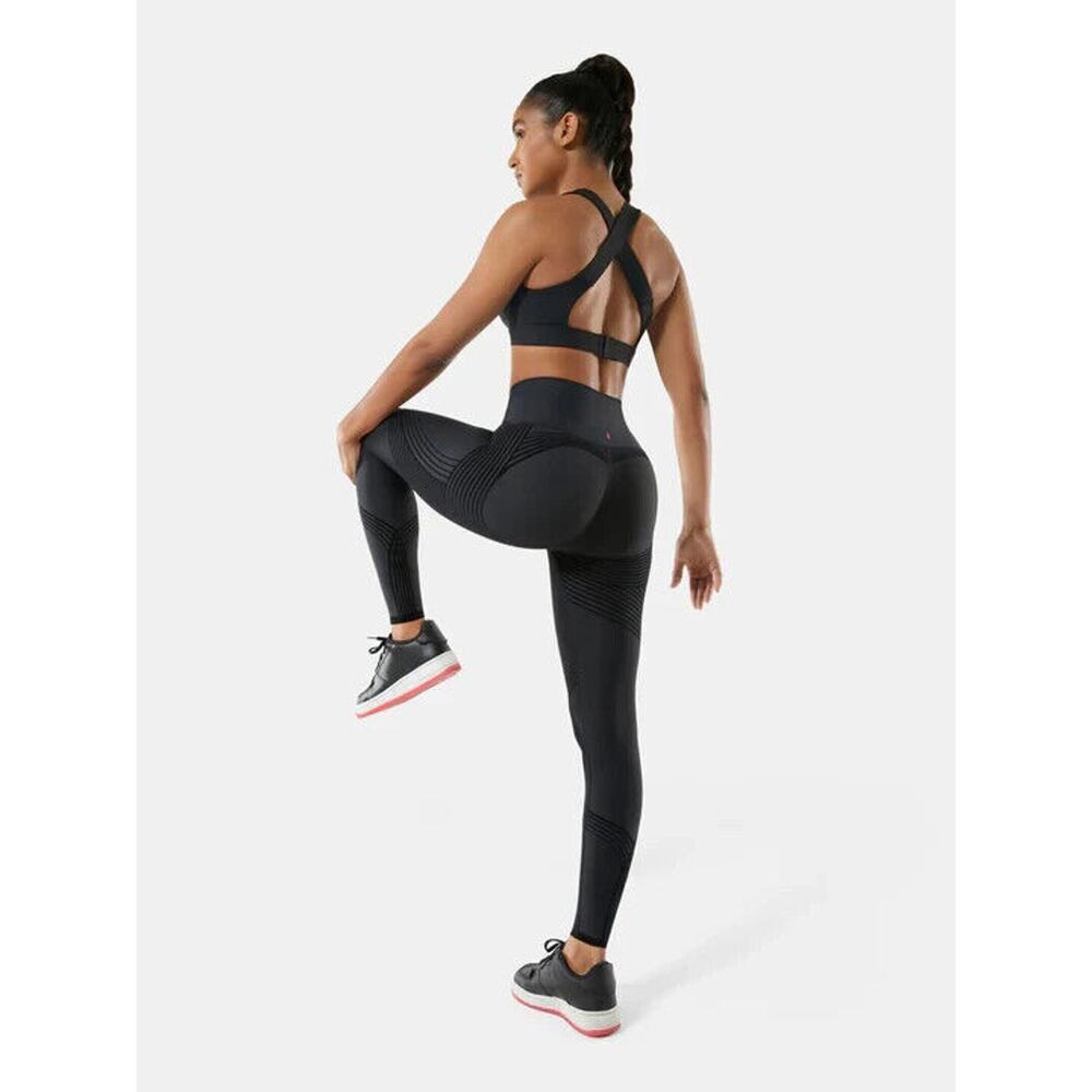 Fanka Body Sculpt Lift n Curve Leggings (Reversible Wear) Black Medium